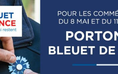 Commémorations du 8 mai : l’AMF soutient l’Œuvre nationale du Bleuet de France