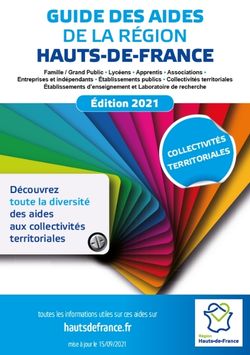 Guide des aides aux collectivités de la Région Hauts-de-France