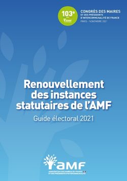 Guide électoral AMF 2021