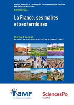 La France, ses maires et ses territoires
