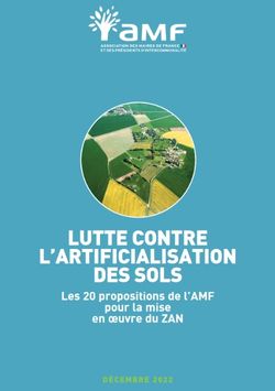 Lutte contre l’artificialisation des sols : 20 propositions de l’AMF pour la mise en œuvre du ZAN