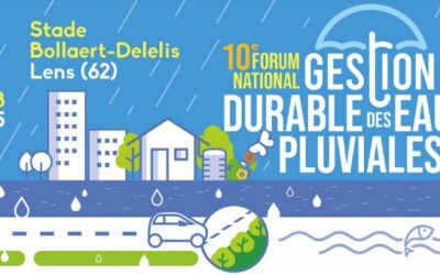 Le Forum National de la gestion durable des eaux pluviales aura lieu à Lens les 27 et 28 mars prochains
