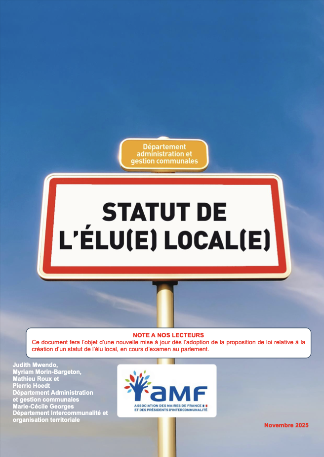 Statut de l’élu(e) local(e)